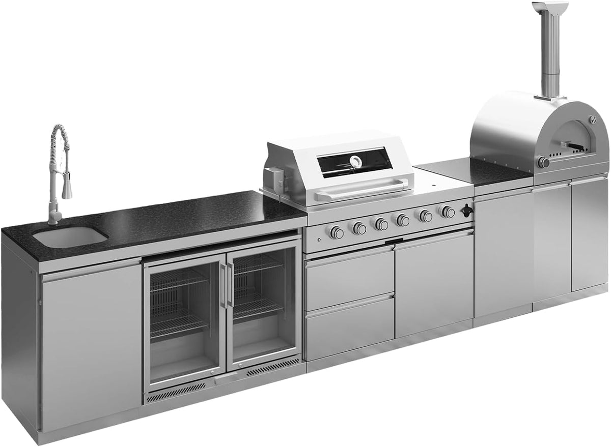 150-inch outdoor kitchen island detail 6
