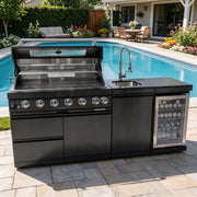 size-82 color-black BAJINGGONG outdoor kitchen image 1