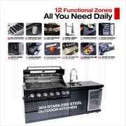 size-82 color-black BAJINGGONG outdoor kitchen image 4