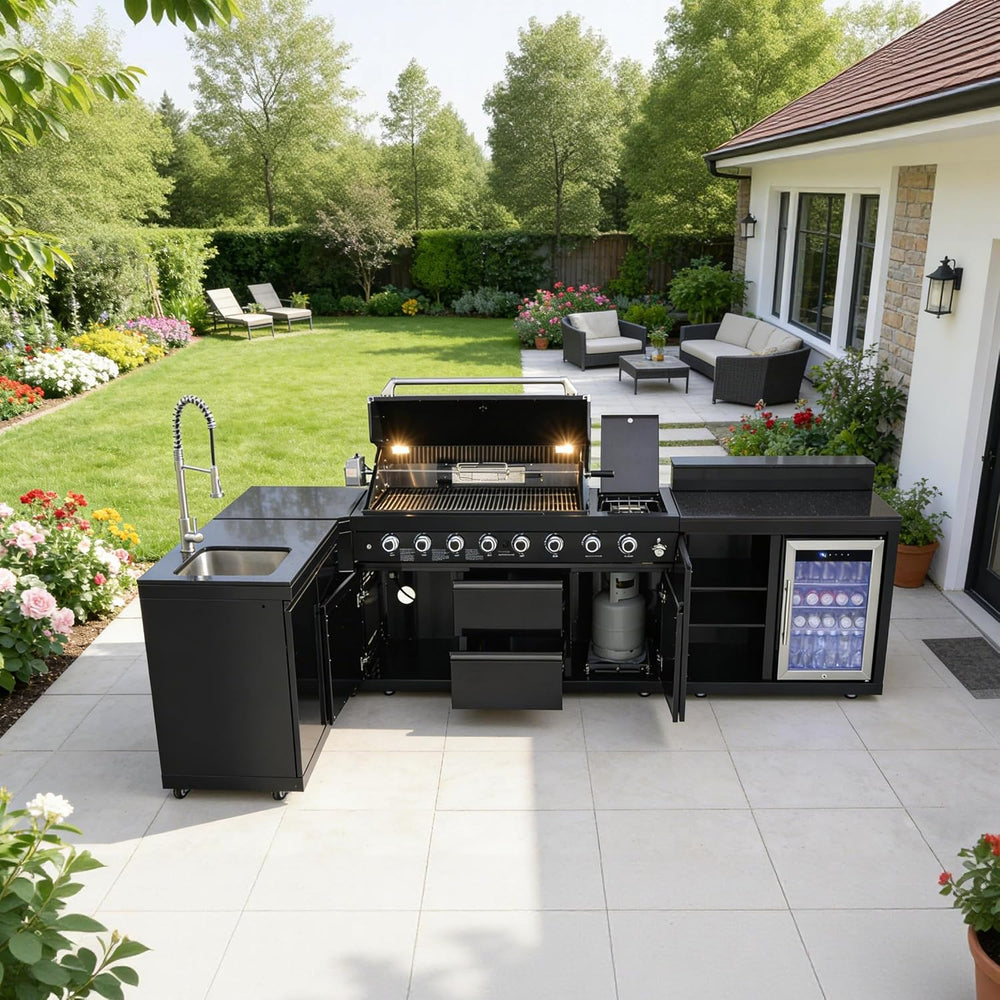 size-95-8 color-black BAJINGGONG outdoor kitchen image 1