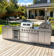 125-inch outdoor kitchen island