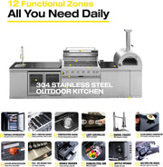 shared-gallery refrigerator storage and appliance details